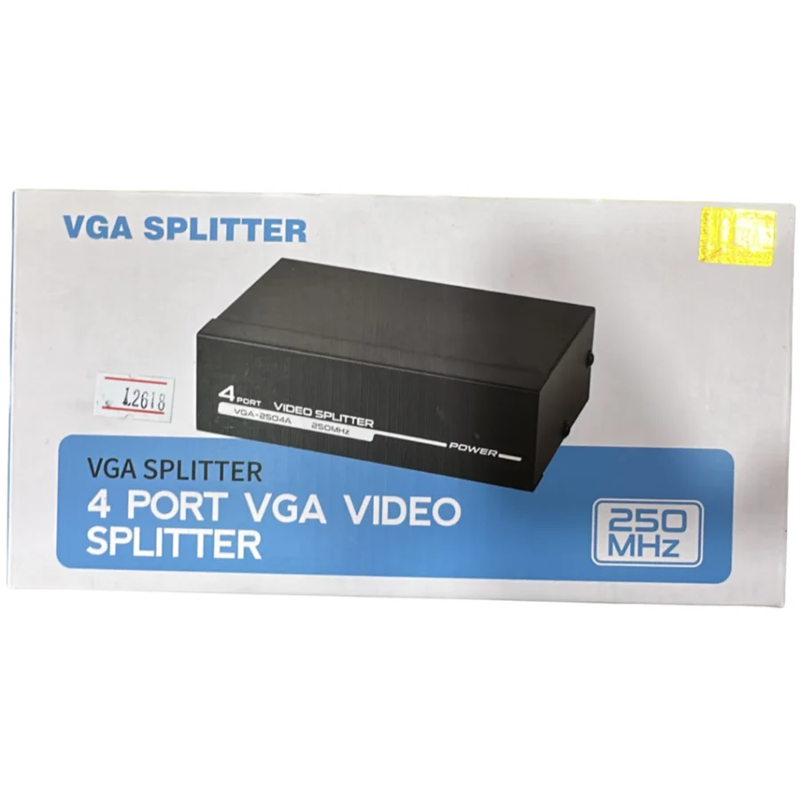 Splitter Vga 4 Puertos Metal 250mhz