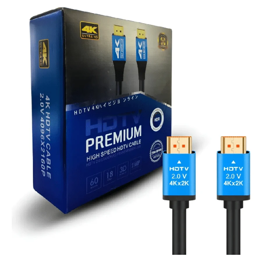 Cable Hdmi A Hdmi Negro 5mtrs High