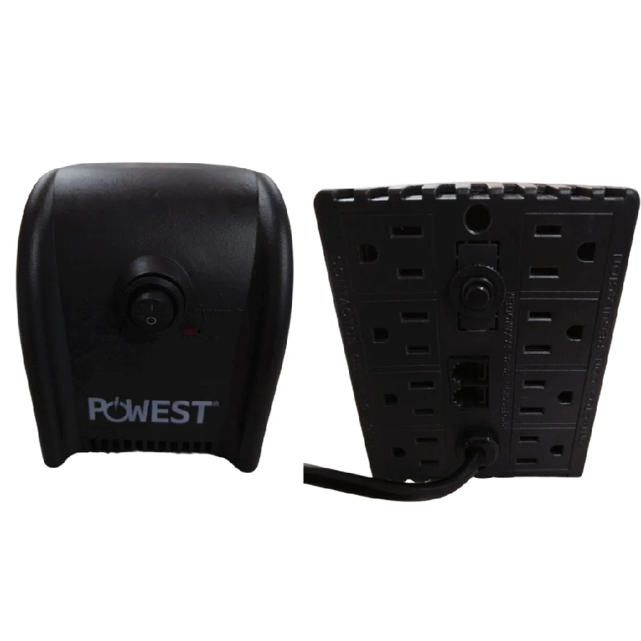 Regulador De Voltaje Powest Propc 2200va 8tomas